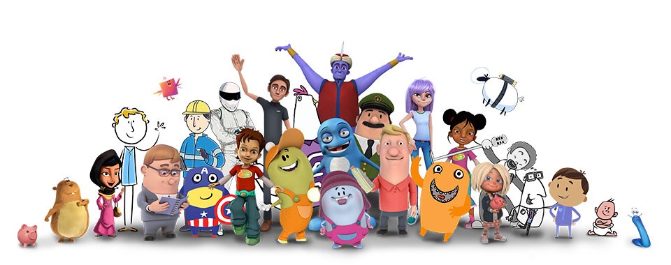 RJDM 2D and 3D Characters